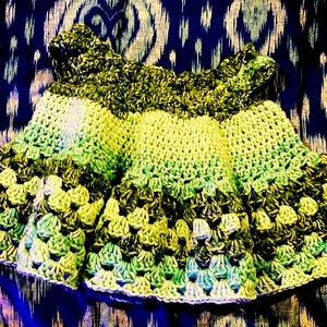 Babygirl crochet shirt dress